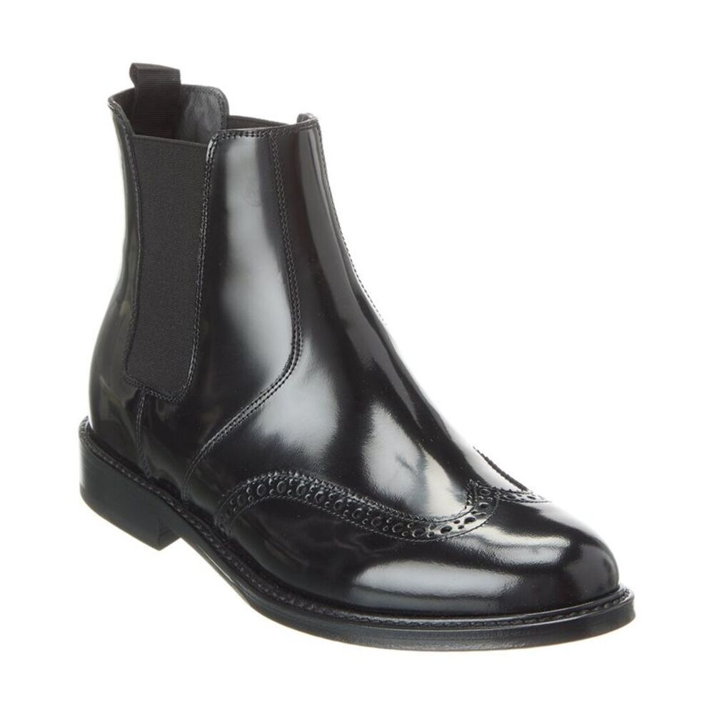 Saint Laurent Army 20 Leather Chelsea Boot, Black